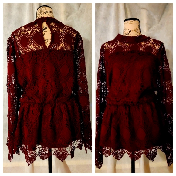 City Chic Tops - Plus Size lace Top